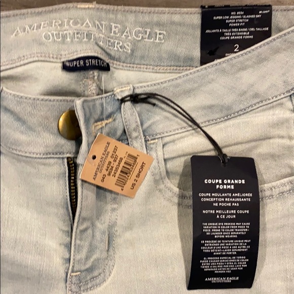 AE Super Stretch light denim holy jeans - Picture 2 of 3